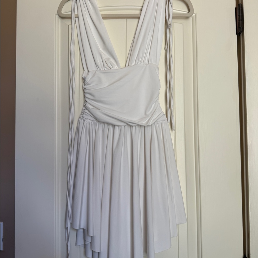 White Mini Dress - Picture 3 of 3